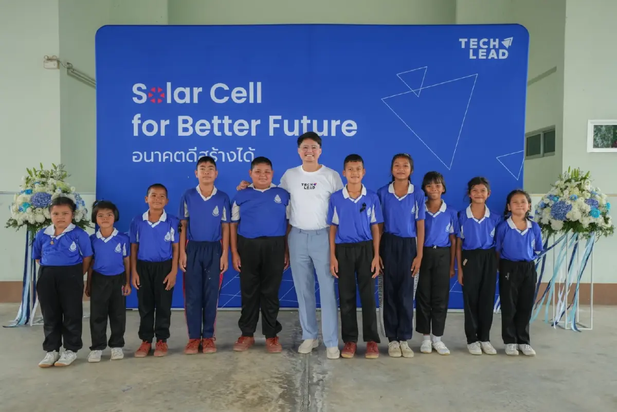 TECHLEAD ปั้น SolarCellforBetterFuture มอบพลังงานสะอาดหนุนรพ.-รร.ชลบุรี