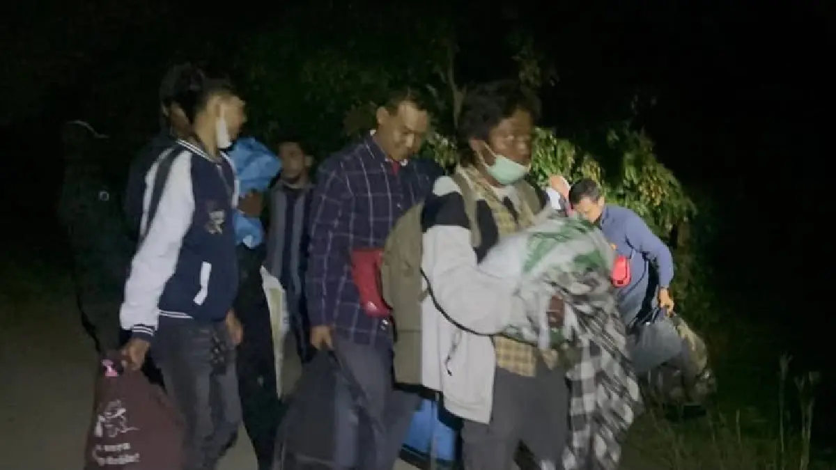 สกัดจับ แรงงานกัมพูชา ลักลอบเข้าเมือง