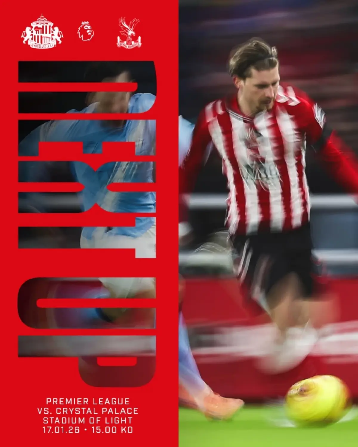 ถ่ายทอดสด ซันเดอร์แลนด์ พบ คริสตัล พาเลซ พรีเมียร์ลีก วันนี้ 17 ม.ค.69