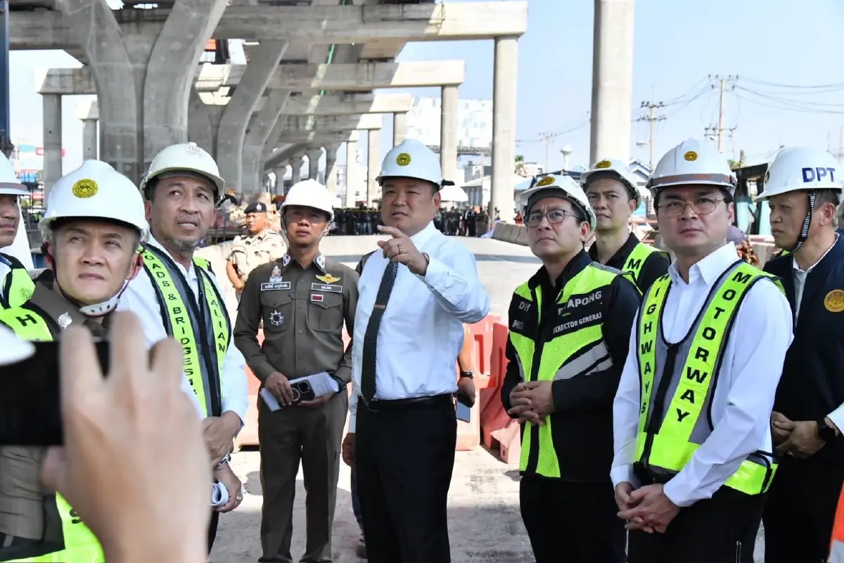 นายกฯ ตรวจจุดเกิดเหตุพระราม 2 ย้ำ รัฐมีสิทธิ์ลงดาบผู้รับเหมา