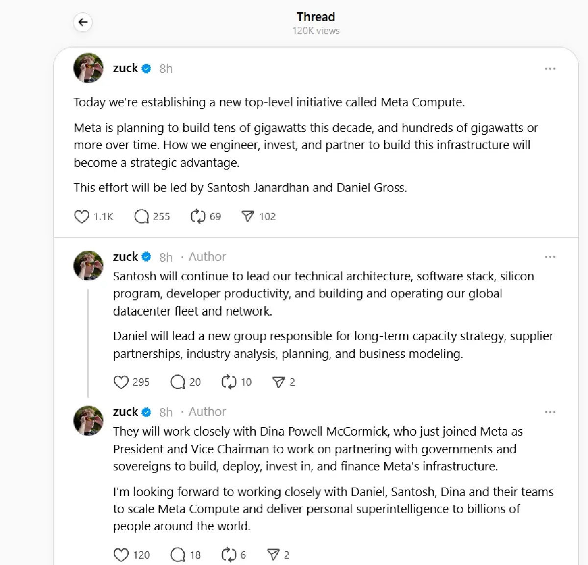 "Meta Compute" โปรเจกต์ยักษ์! ลุยโครงสร้างพื้นฐาน AI เต็มสูบ
