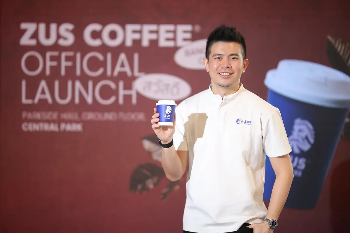 ZUS COFFEE รุกไทย! ปักหมุด 50 สาขาปี 69 ชูเทคโนโลยีนำธุรกิจ