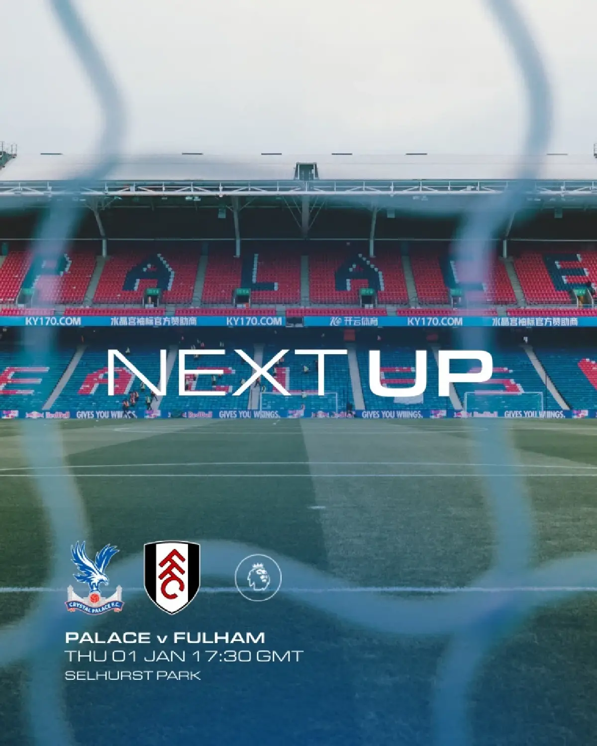 LIVE ถ่ายทอดสด คริสตัล พาเลซ พบ ฟูแล่ม พรีเมียร์ลีก วันนี้ 1 ม.ค.69