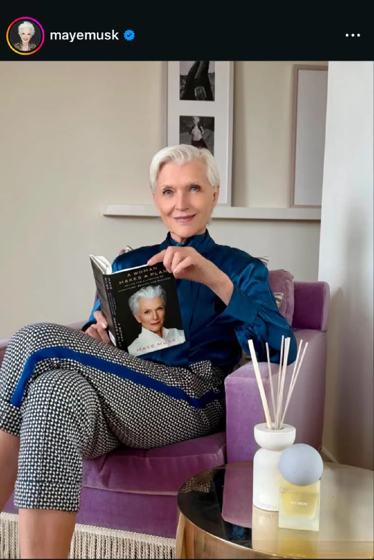 ซูมภาพเครื่องหอมแบรนด์ไทย โผล่ข้างกายแม่ของ ‘อีลอน มัสก์’