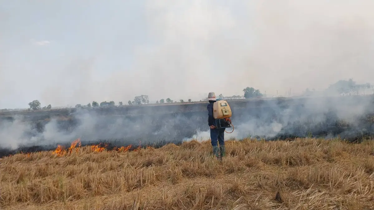 กทม.ช่วยนครนายกสกัดไฟทุ่งนาหมื่นไร่ ตัดต้นตอฝุ่น PM2.5 ถล่มกรุง