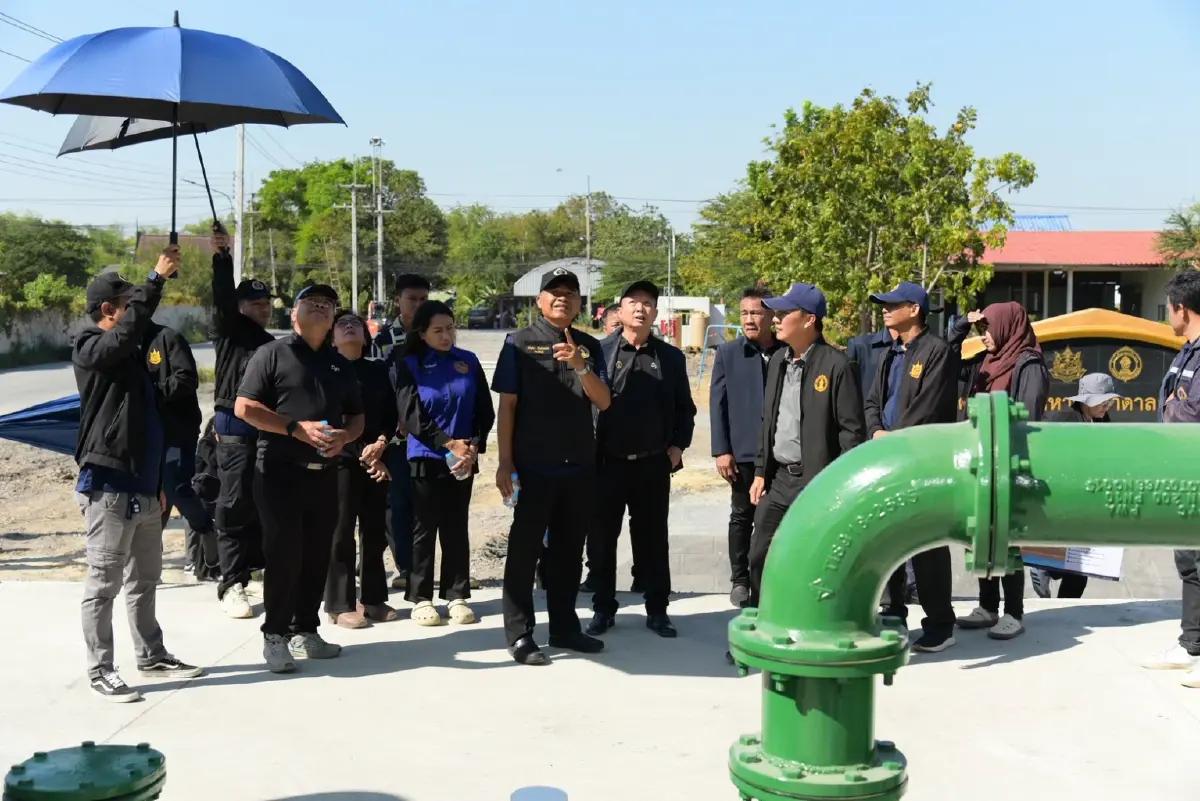 ปริญญารองอธิบดีบาดาลรุดตรวจประปาอยุธยาเร่งแก้ภัยแล้งยั่งยืน