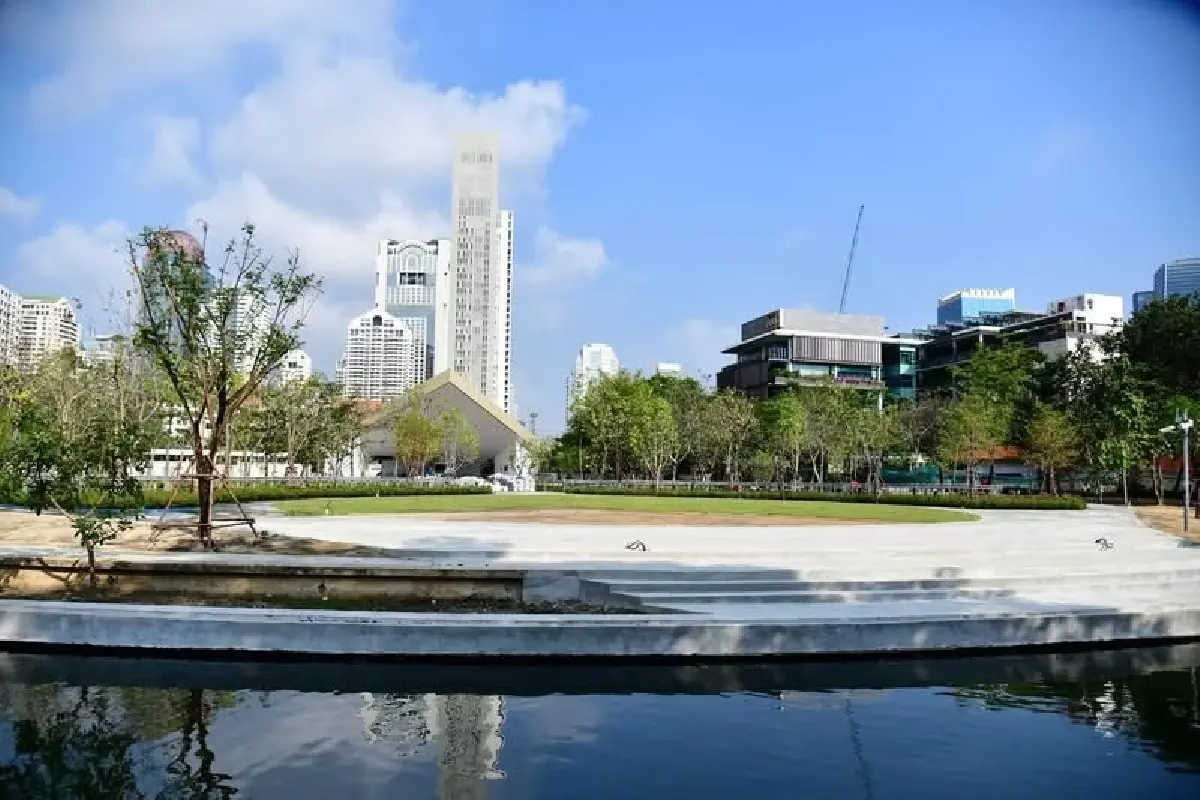 ส่องโฉมใหม่ "สวนสาธารณะสาทร"  คืบหน้า 93% พร้อมเปิด ก.พ. นี้