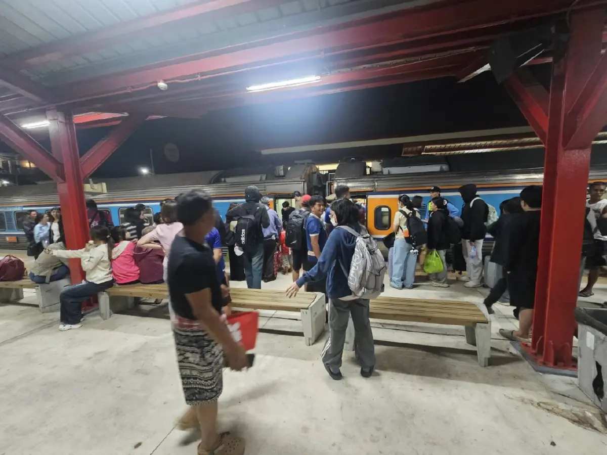 กรมรางสรุปยอดเดินทางระบบรางปีใหม่พุ่ง 13.4 ล้านเที่ยว