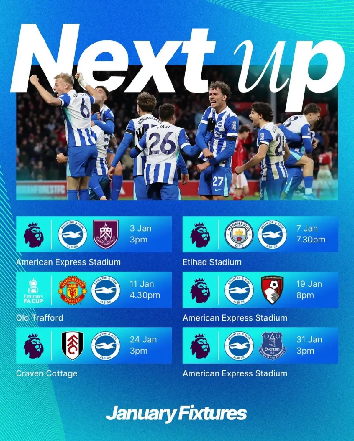 LIVE ถ่ายทอดสด ไบรท์ตัน พบ เบิร์นลีย์ พรีเมียร์ลีก วันนี้ 3 ม.ค.69