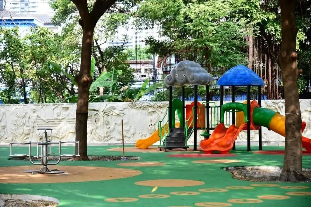 ส่องโฉมใหม่ "สวนสาธารณะสาทร"  คืบหน้า 93% พร้อมเปิด ก.พ. นี้