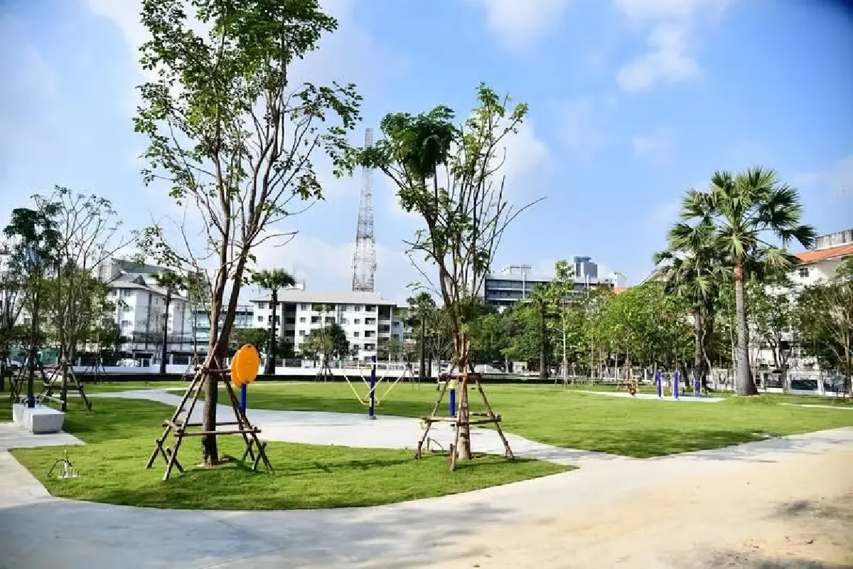 ส่องโฉมใหม่ "สวนสาธารณะสาทร"  คืบหน้า 93% พร้อมเปิด ก.พ. นี้