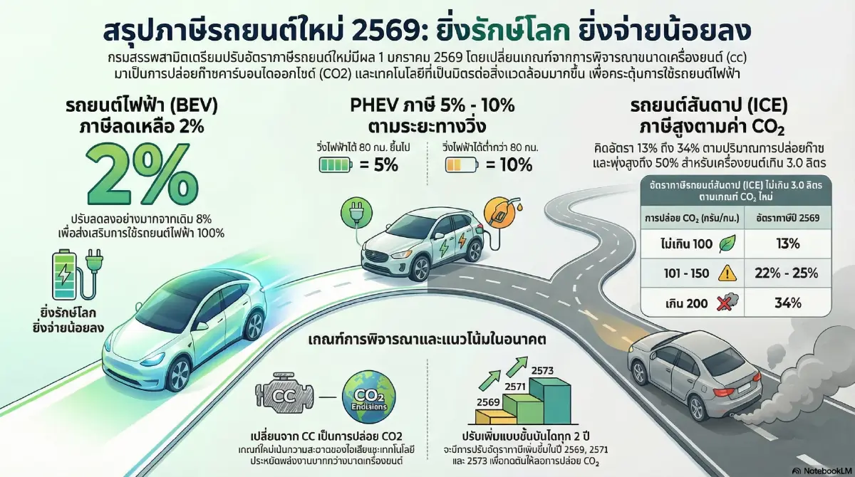 สรรพสามิต ปลื้มเก็บรายได้ 4 เดือนแรก ทะลุเป้า 8.3 พันล. อานิสงส์เร่งซื้อรถก่อนภาษีใหม่
