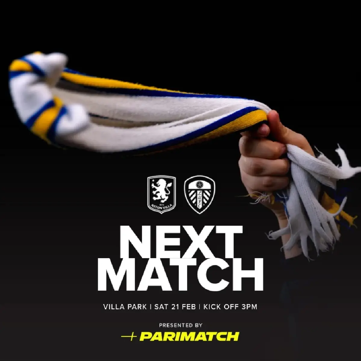 ถ่ายทอดสด แอสตัน วิลล่า พบ ลีดส์ พรีเมียร์ลีก วันนี้ 21 ก.พ.69