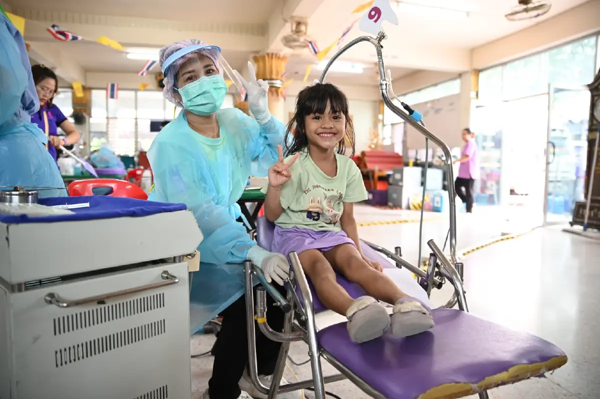 GULF ผนึกทันตะ จุฬาฯ ปีที่ 6  ทำฟันฟรีที่ศูนย์นันทนาการคลองเตย