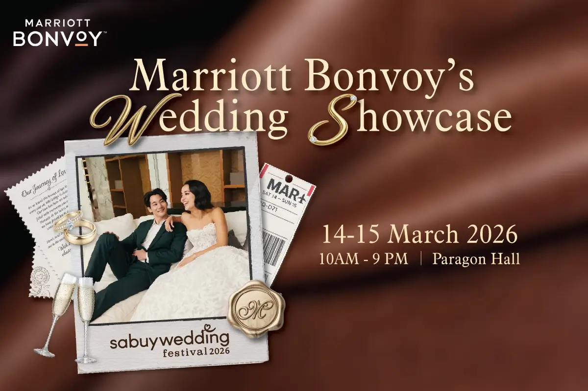 Marriott Bonvoy ยกทัพ 28 โรงแรมหรู จัดวิวาห์ในฝันที่ Sabuy Wedding 2026