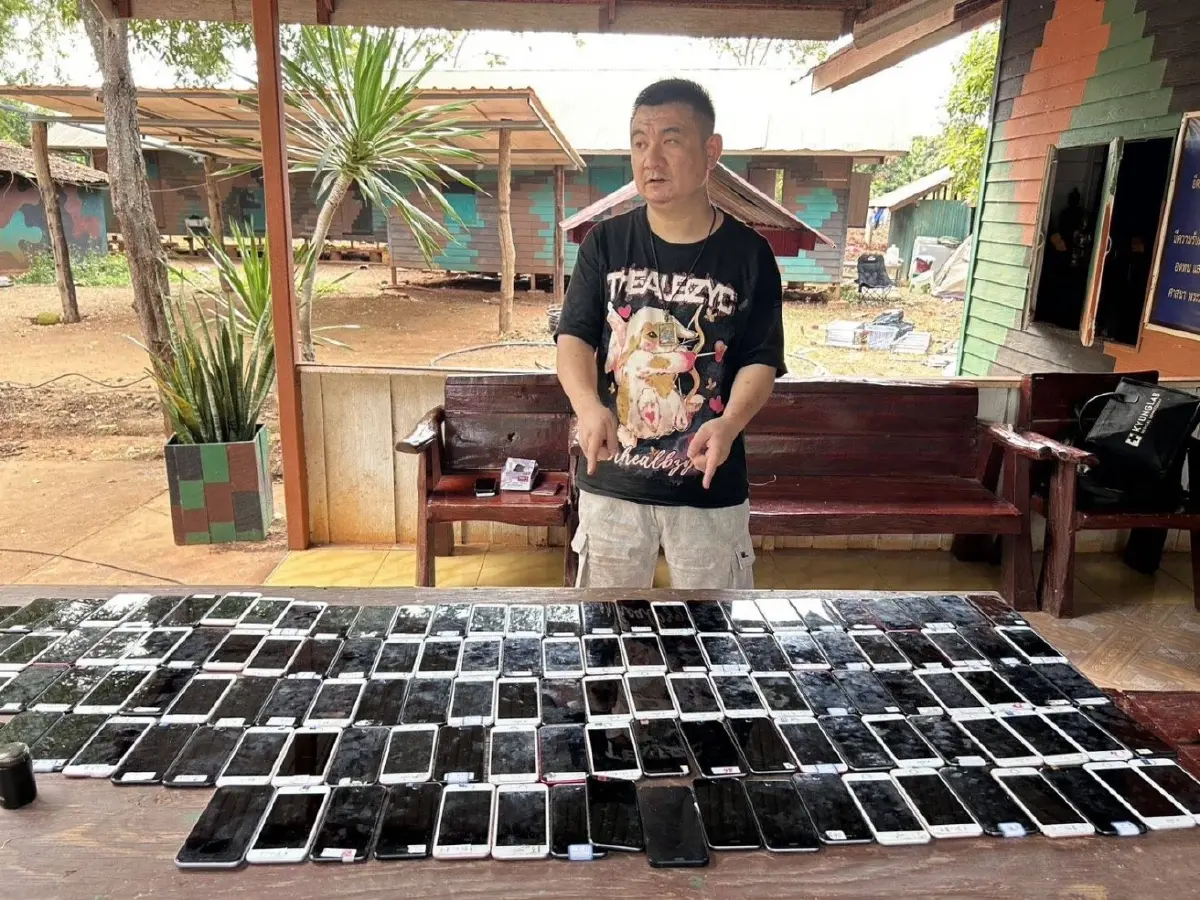 ทร. ทลายเครือข่ายจีนเทาชายแดนกัมพูชา สกัดแก๊งคอลเซ็นเตอร์