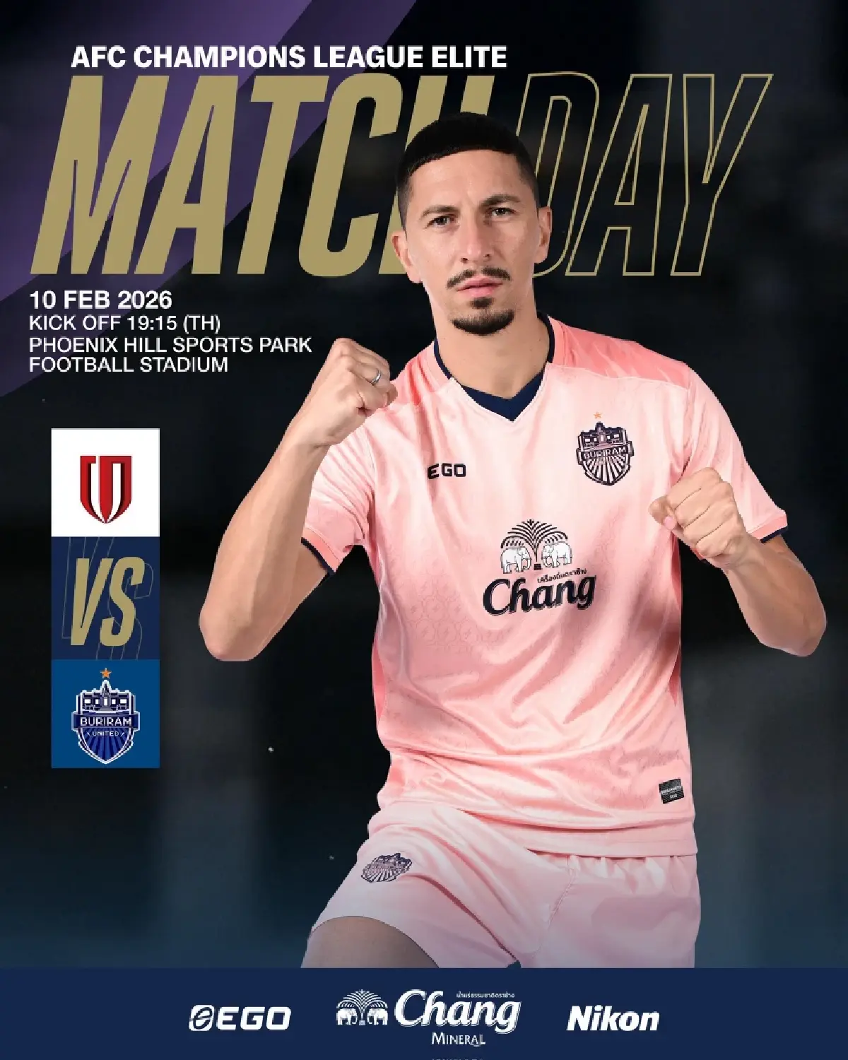 ถ่ายทอดสด เฉิงตู หรงเฉิง พบ บุรีรัมย์ ยูไนเต็ด ACL อีลิท วันนี้ 10 ก.พ.69