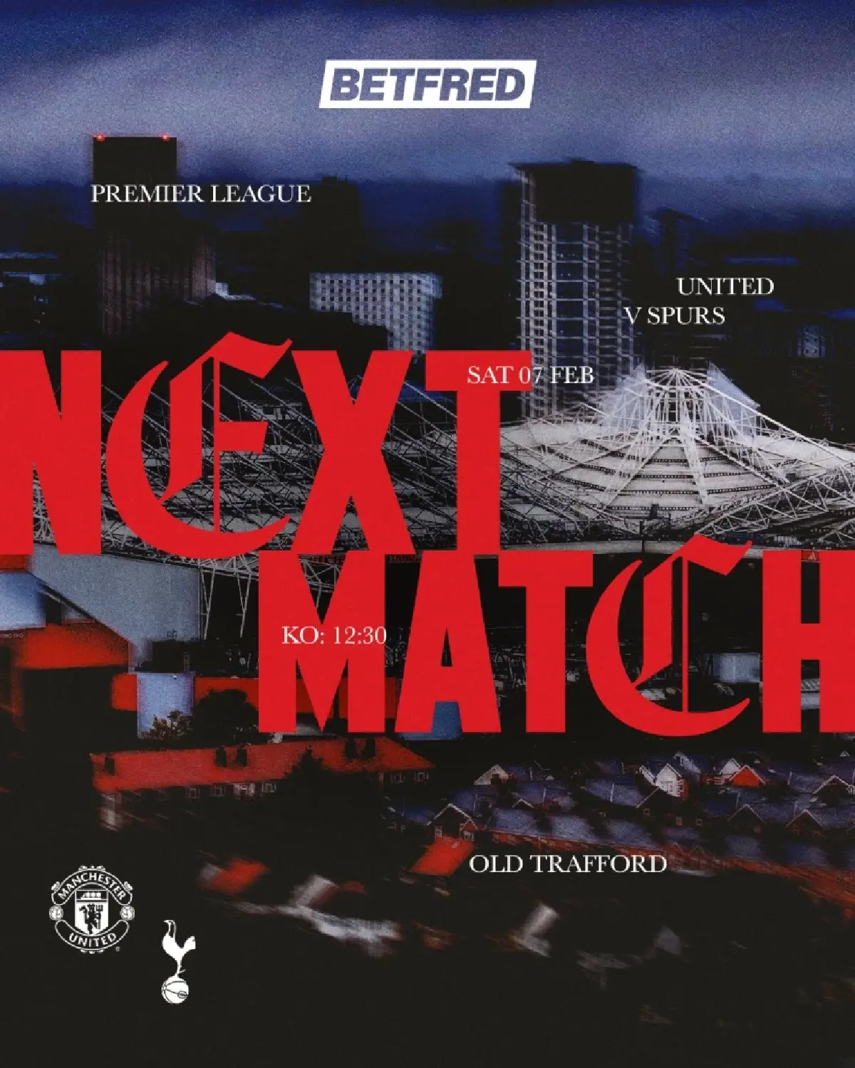 ดูบอลสด ถ่ายทอดสด แมนยู พบ สเปอร์ส พรีเมียร์ลีก วันนี้ 7 ก.พ.69