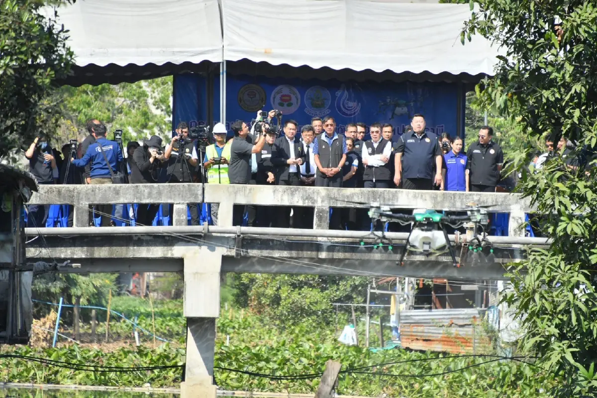 กรมชลฯ ผนึกปทุมธานีโชว์นวัตกรรม สวพ.62 กำจัดผักตบชวาฟื้นฟูแหล่งน้ำ