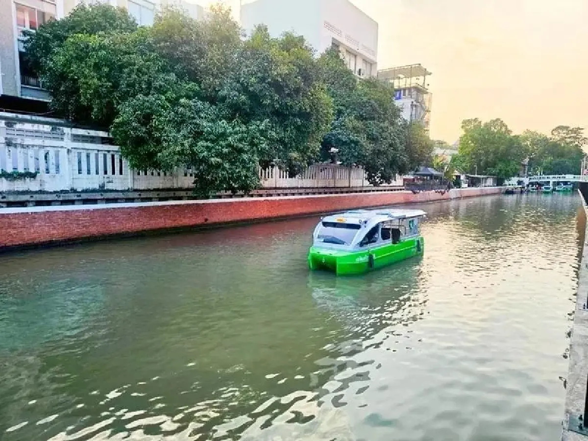 MuvMi เปิดตัวเรือแท็กซี่ไฟฟ้า บริการฟรี ล่องเมืองเก่าหัวลำโพง–บางลำพู