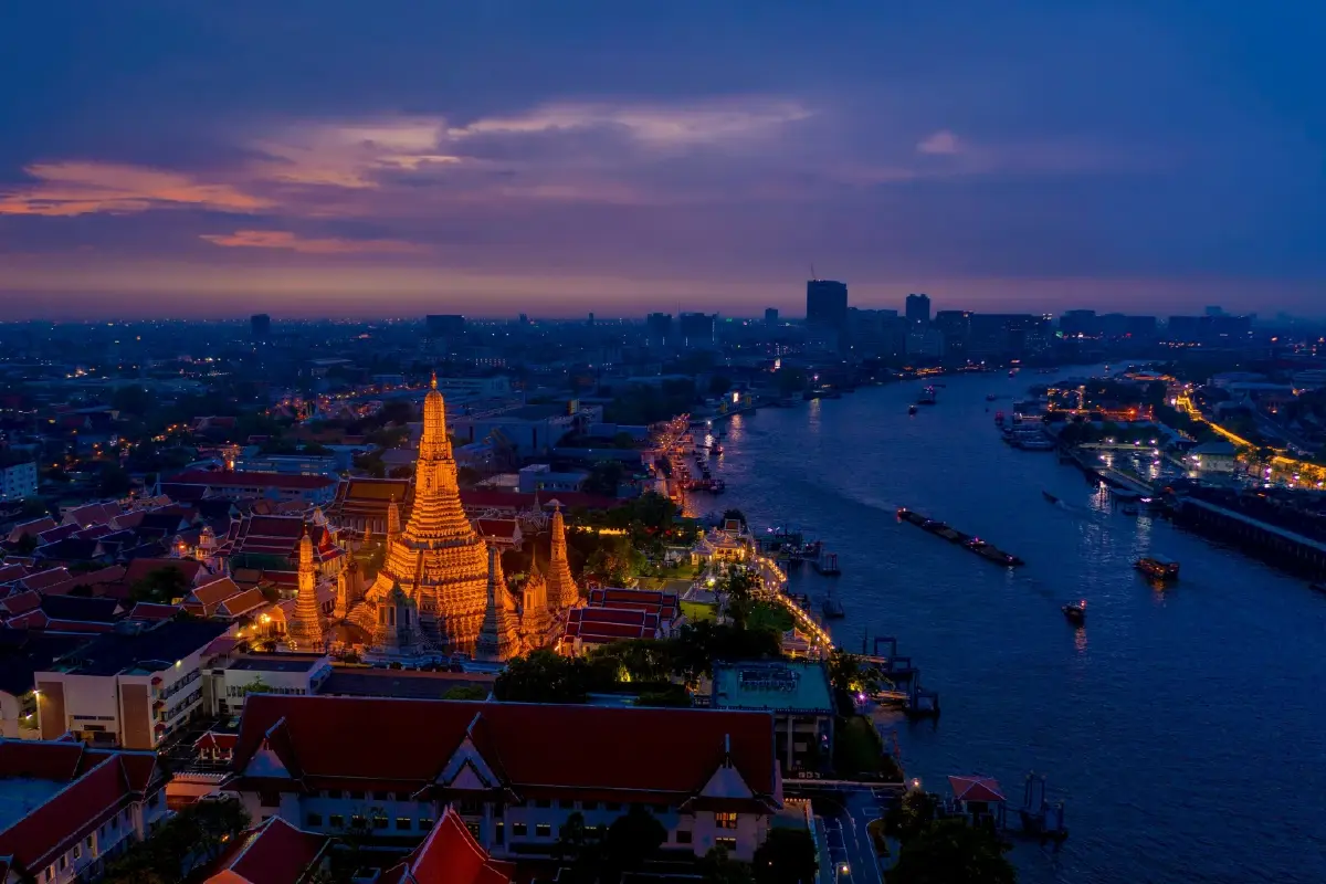 บรรยากาศที่วัดอรุณฯ