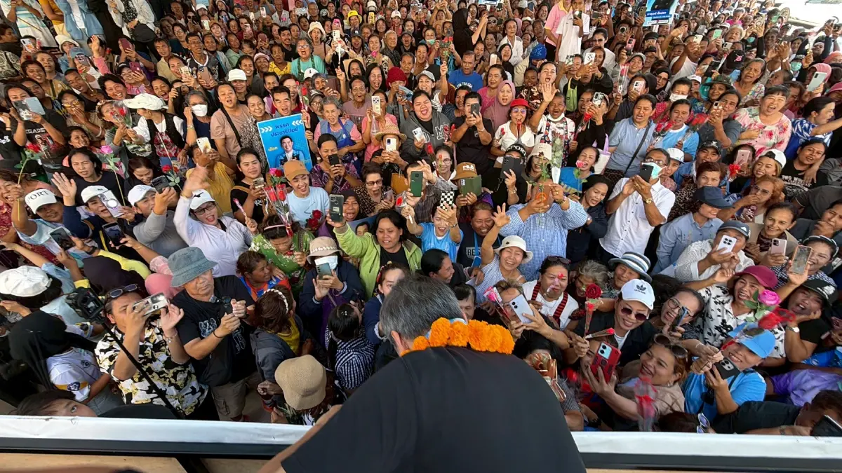 เลือกตั้ง69 :'อภิสิทธิ์'บุกตรังปลุกกระแสสุจริตไล่นักการเมืองโกงพ้นภาคใต้