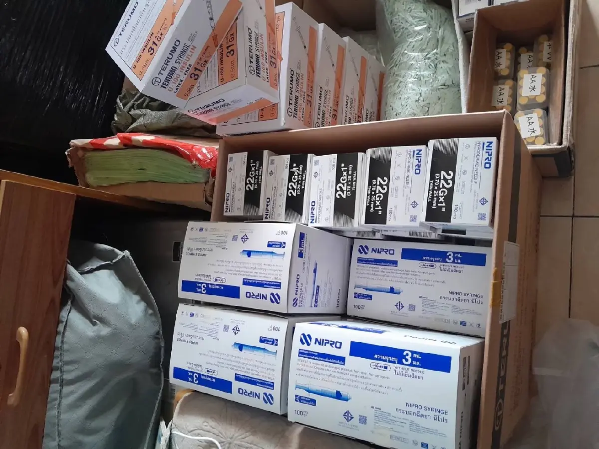 CIB ร่วม อย. ทลาย แหล่งผลิต “เปปไทด์เถื่อน” อ้าง ฉีดลดน้ำหนัก ผิวสวย