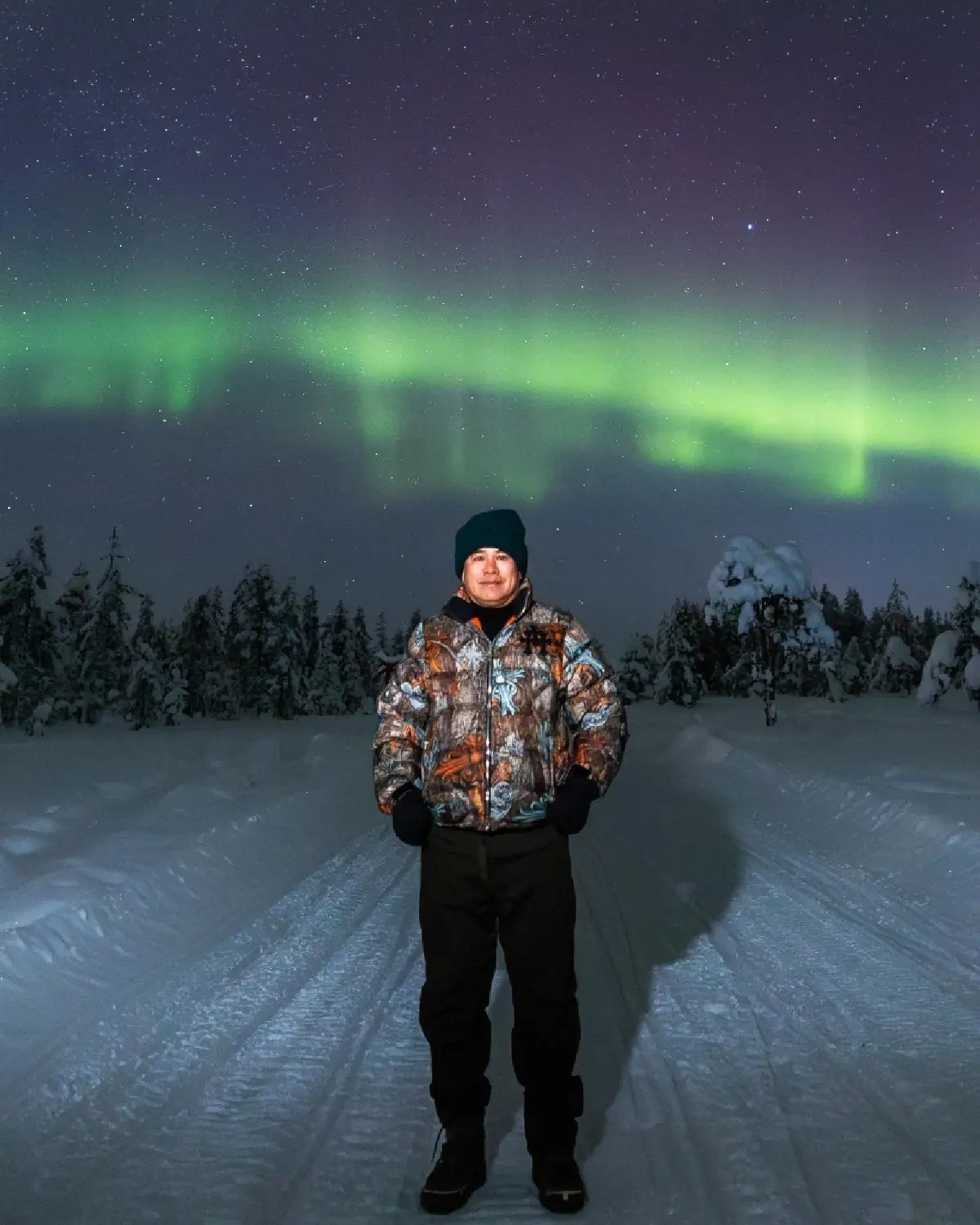 ร.อ.ธรรมนัส พรหมเผ่า โพสต์ภาพขณะเดินทางไปชมปรากฏการณ์แสงเหนือที่ขั้วโลกเหนือ 