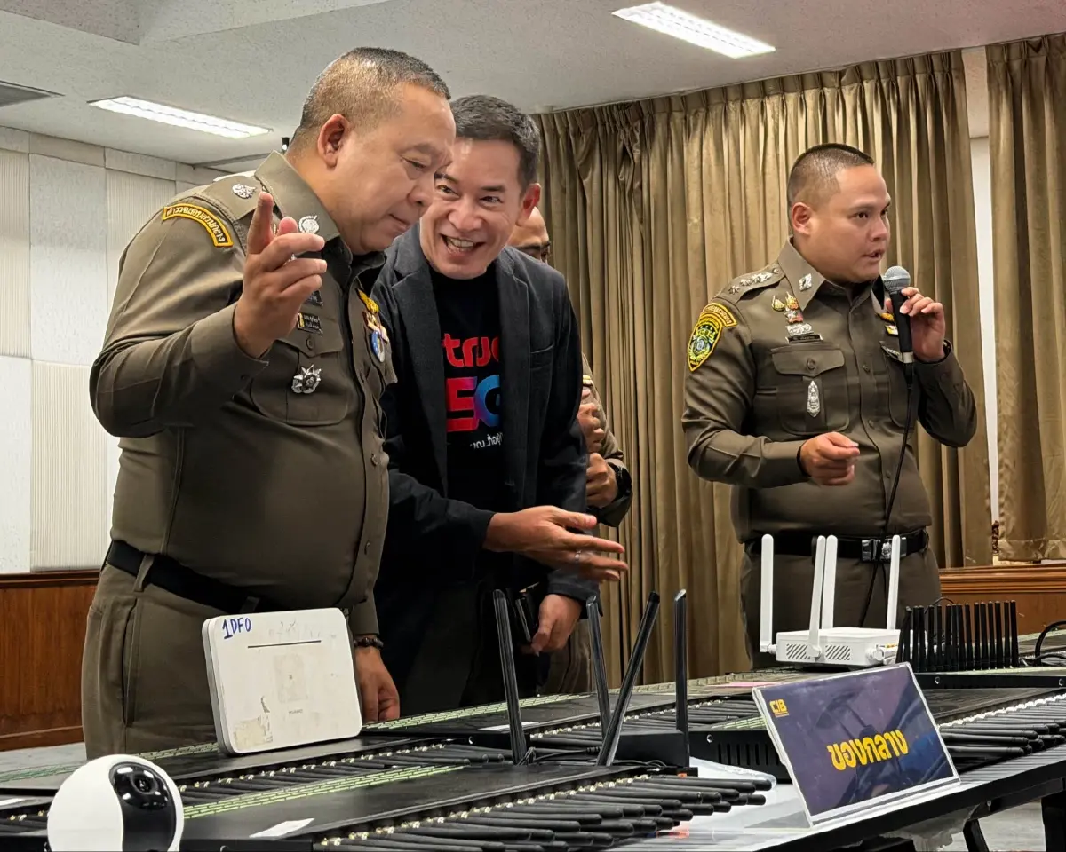 ทรู ผนึก CIB ทลายแก๊งคอลเซ็นเตอร์สระแก้ว ยึดซิมบ็อกซ์ 12 เครื่อง