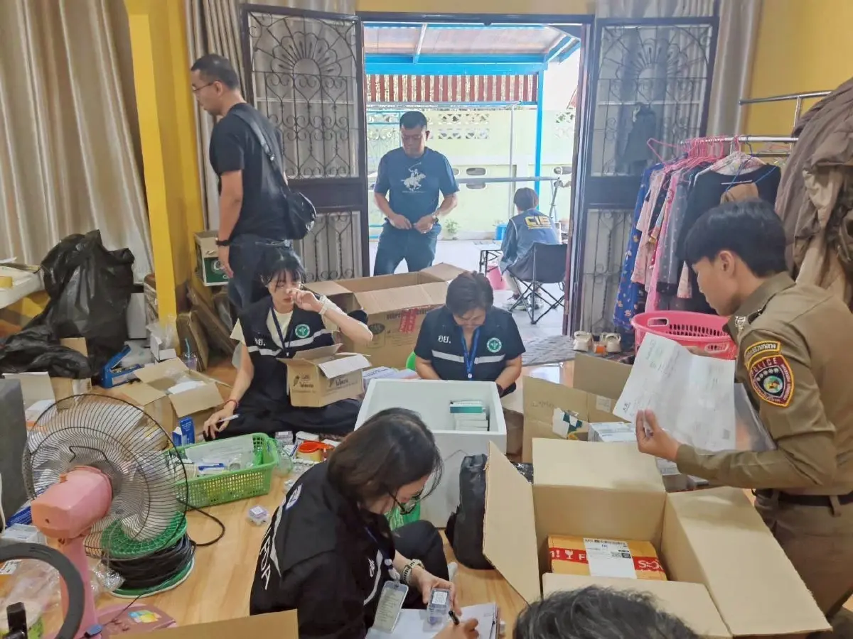 CIB ร่วม อย. ทลาย แหล่งผลิต “เปปไทด์เถื่อน” อ้าง ฉีดลดน้ำหนัก ผิวสวย