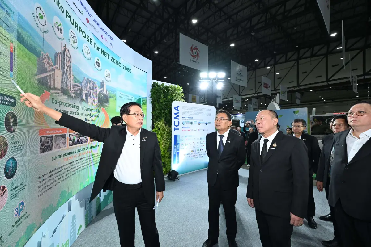 จากของเสียสู่พลังงานทดแทนเตาเผา ซีเมนต์ TCMA มุ่งสู่ Net Zero 2050