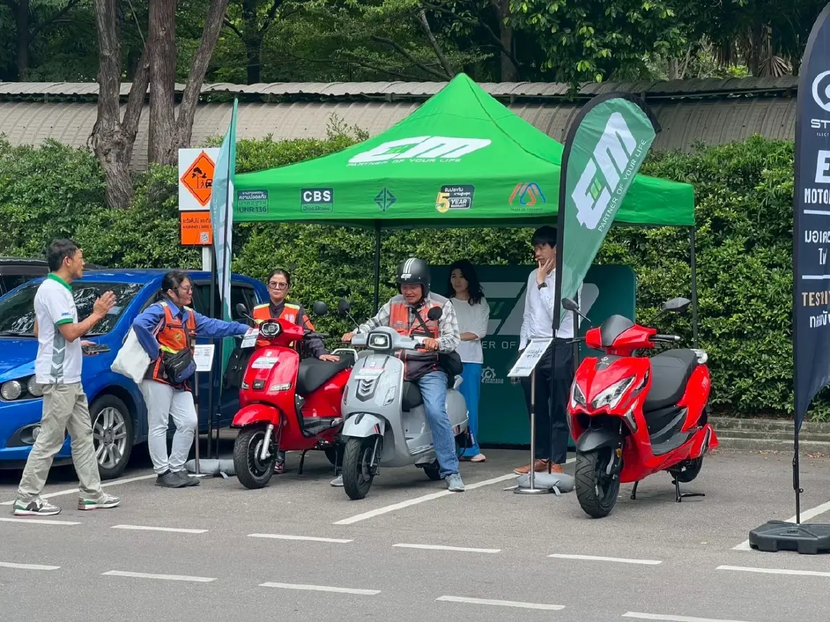 กทม. จับมือภาคีเปิด "EV เพื่อพี่วิน" นำร่องมอเตอร์ไซค์ไฟฟ้าลดฝุ่น PM2.5