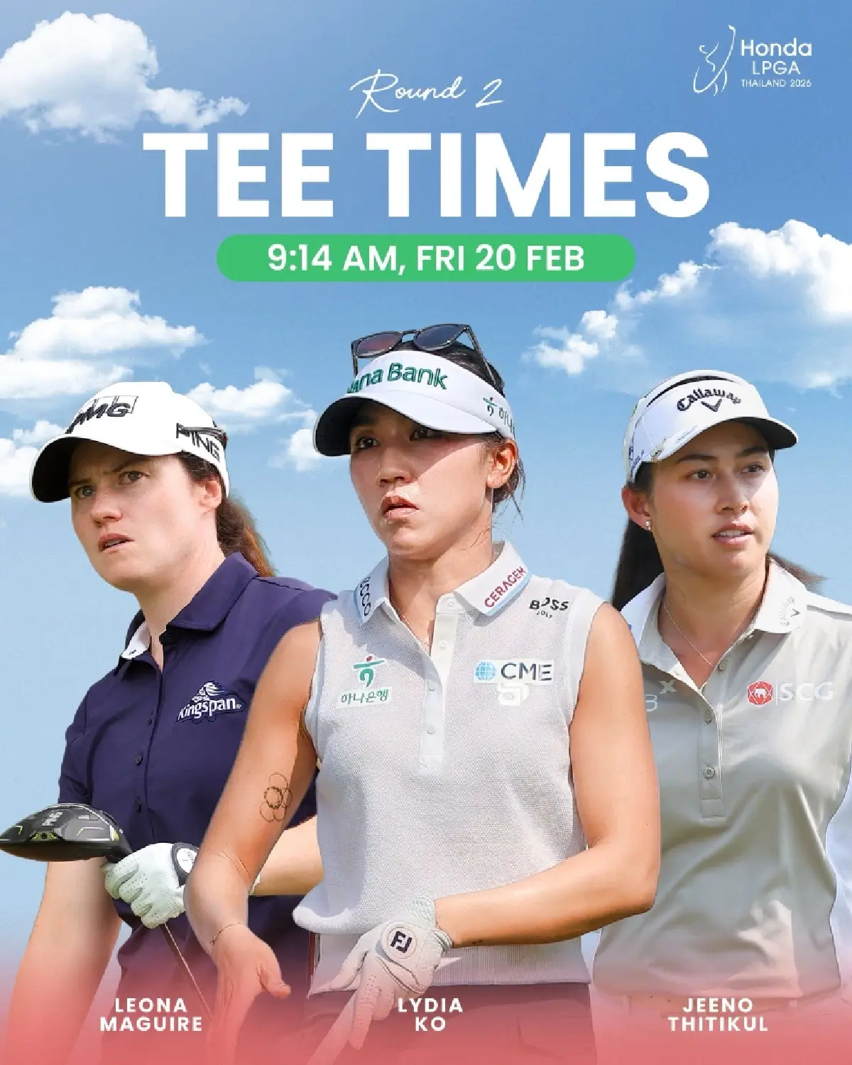 LIVE ถ่ายทอดสด กอล์ฟ Honda LPGA Thailand 2026 วันนี้ 20 ก.พ. 69