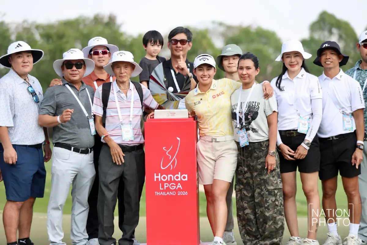 คว้าแชมป์ต่อหน้าแม่! ‘โปรจีโน่’ ผงาดแชมป์ฮอนด้า LPGA ไทยแลนด์ 2026