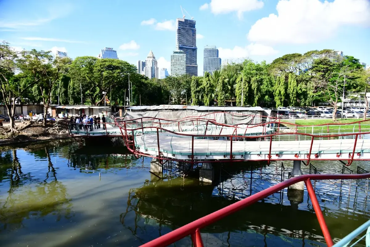 ใกล้ได้เดินยาว! สะพานเขียวเชื่อมสวนลุมพินี–สวนเบญจกิติ คาดเปิด 15 พ.ค.นี้