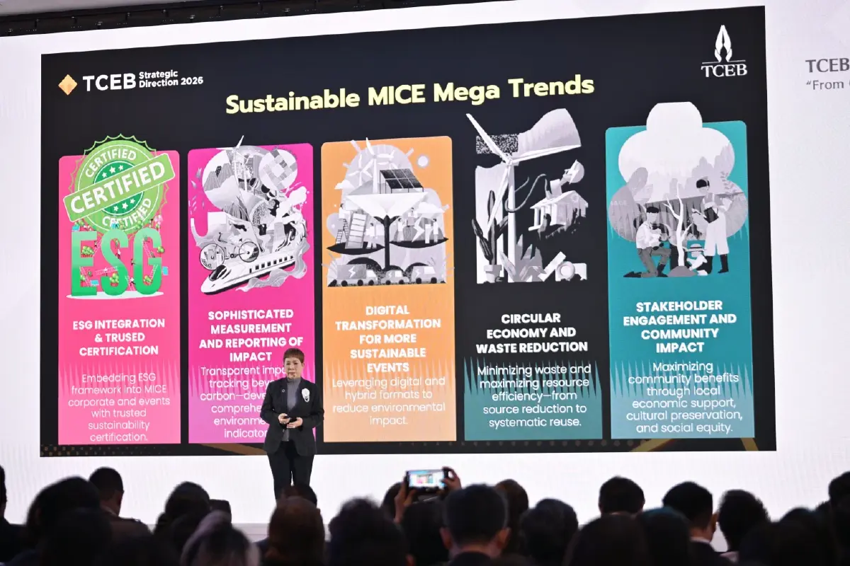 ทีเส็บกางแผนไมซ์ 69 ปั้นไทยเป็นศูนย์กลางการจัดงานโลกที่น่าเชื่อถือ