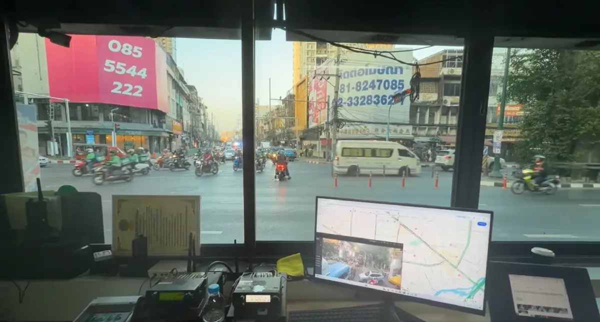 กทม.ใช้ระบบ Adaptive Control แยกพระโขนง ลดรอบไฟแดงเหลือ 6 นาที