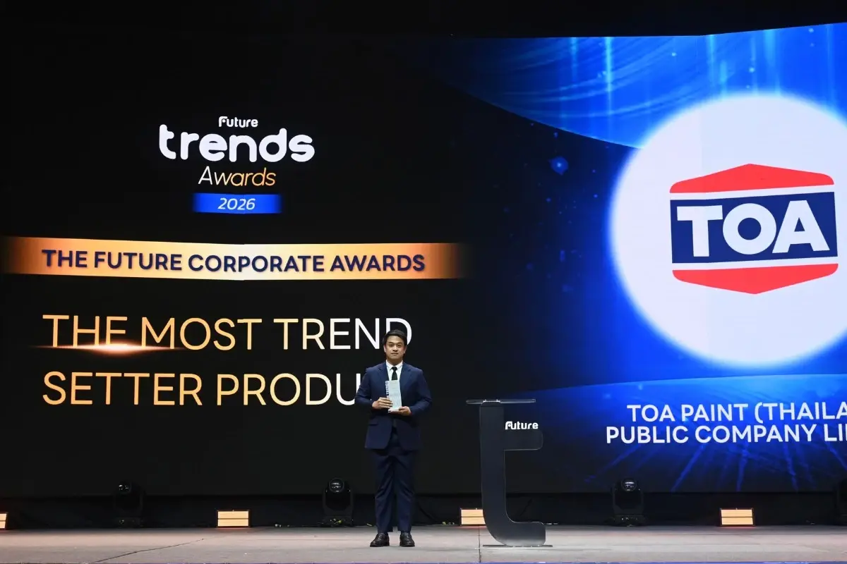 TOA คว้า 2 รางวัลใหญ่เวที Future Trends 2026 ย้ำผู้นำรักษ์โลก