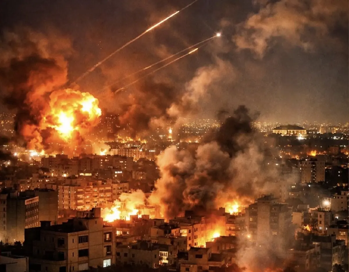 ภาพที่มีการนำมาประกอบรายงานอิสราเอลโจมตีอิหร่าน 28 ก.พ. 2569