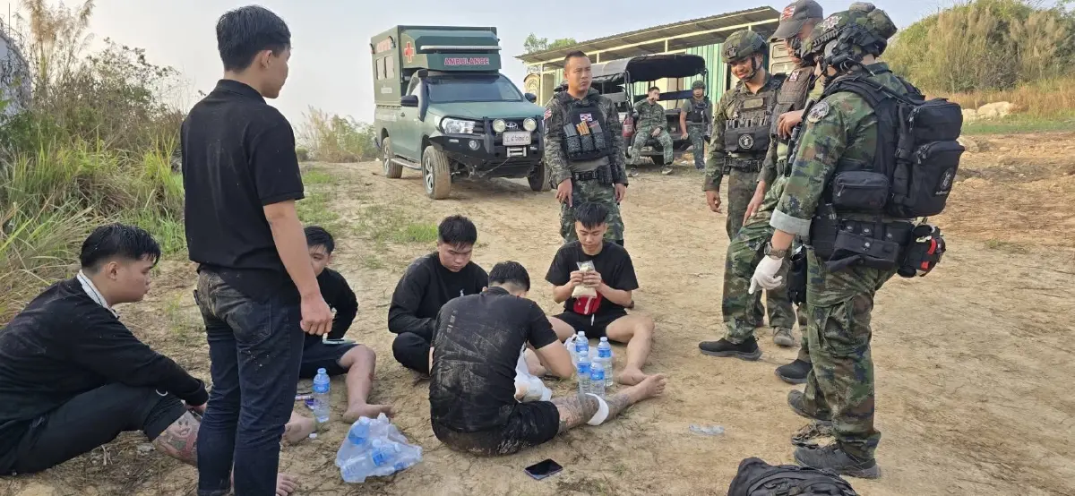 ทร. ทลายเครือข่ายจีนเทาชายแดนกัมพูชา สกัดแก๊งคอลเซ็นเตอร์