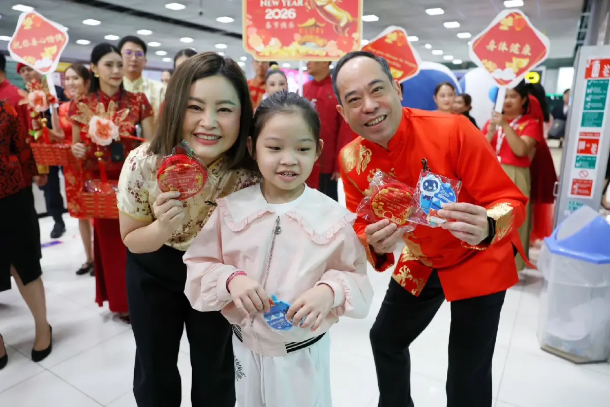 สุวรรณภูมิคึกคัก! รับ "ตรุษจีน 2569" คาดผู้โดยสารแตะ 1.97 ล้านคน