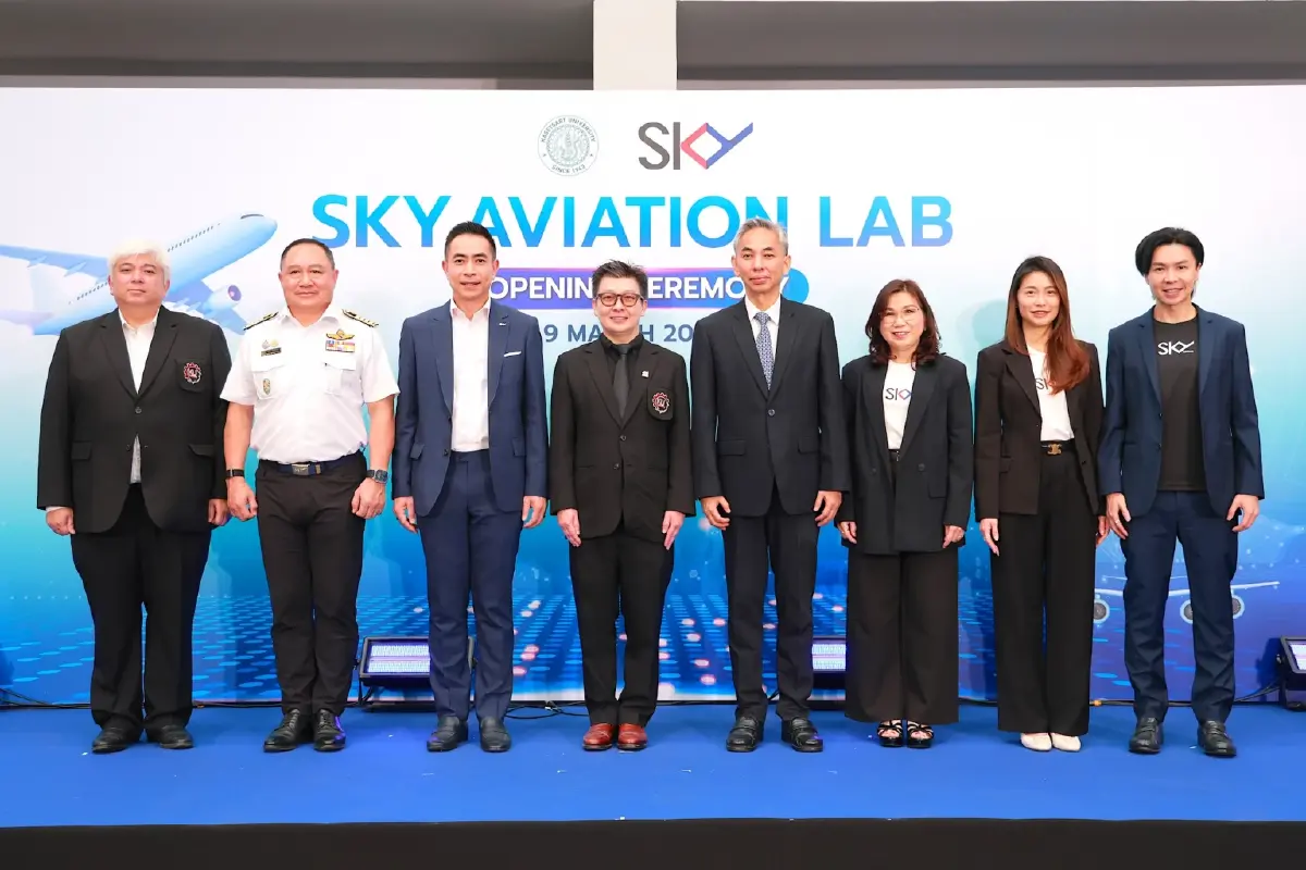SKY ICT จับมือ ม.เกษตรฯ เปิด SKY Aviation Lab ปั้นบุคลากรรับไทยแลนด์แอร์พอร์ตฮับ