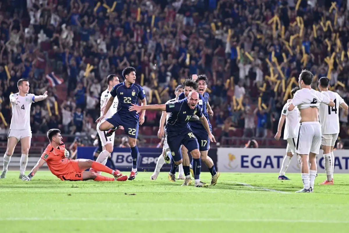 ผลบอล ทีมชาติไทยชนะ 2-1 คว้าชัยนาทีท้าย ลิ่วเอเชียนคัพ 2027