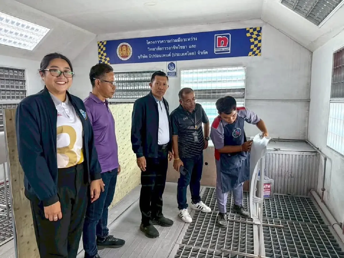 หนึ่งเดียวในไทย! วิทยาลัยการอาชีพไชยา จัดสอบมาตรฐานฝีมือ "ช่างสีรถยนต์ ระดับ 2" ปั้นกำลังคนอาชีวะสู่ตลาดแรงงานสากล