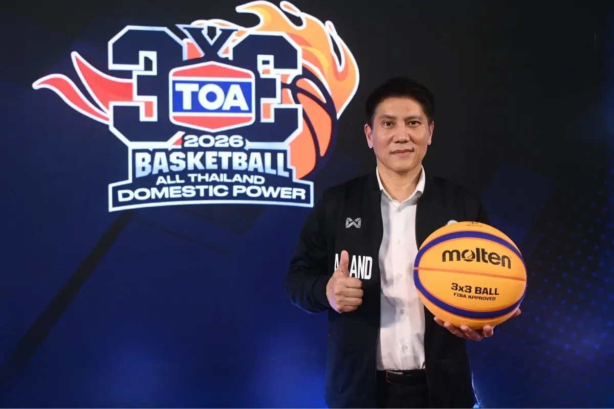 TOA ระเบิดศึก ‘TOA 3x3 Basketball All Thailand 2026’ ปีที่ 4 ขยายสะใจ 15 สนาม ชู ‘Domestic Power’ ปั้นดาวรุ่งสู่ทีมชาติ