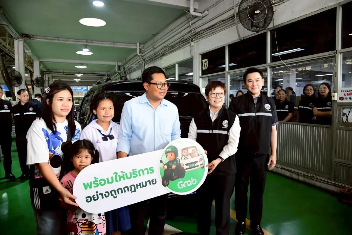 เปิดแล้ว! ศูนย์ One Stop Service จดทะเบียนไรเดอร์ รถรับจ้างผ่านแอป