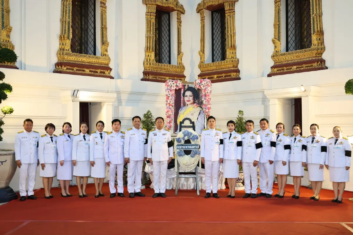 ธอส. ร่วมเจ้าภาพพระพิธีธรรมสวดพระอภิธรรมสมเด็จพระพันปีหลวง