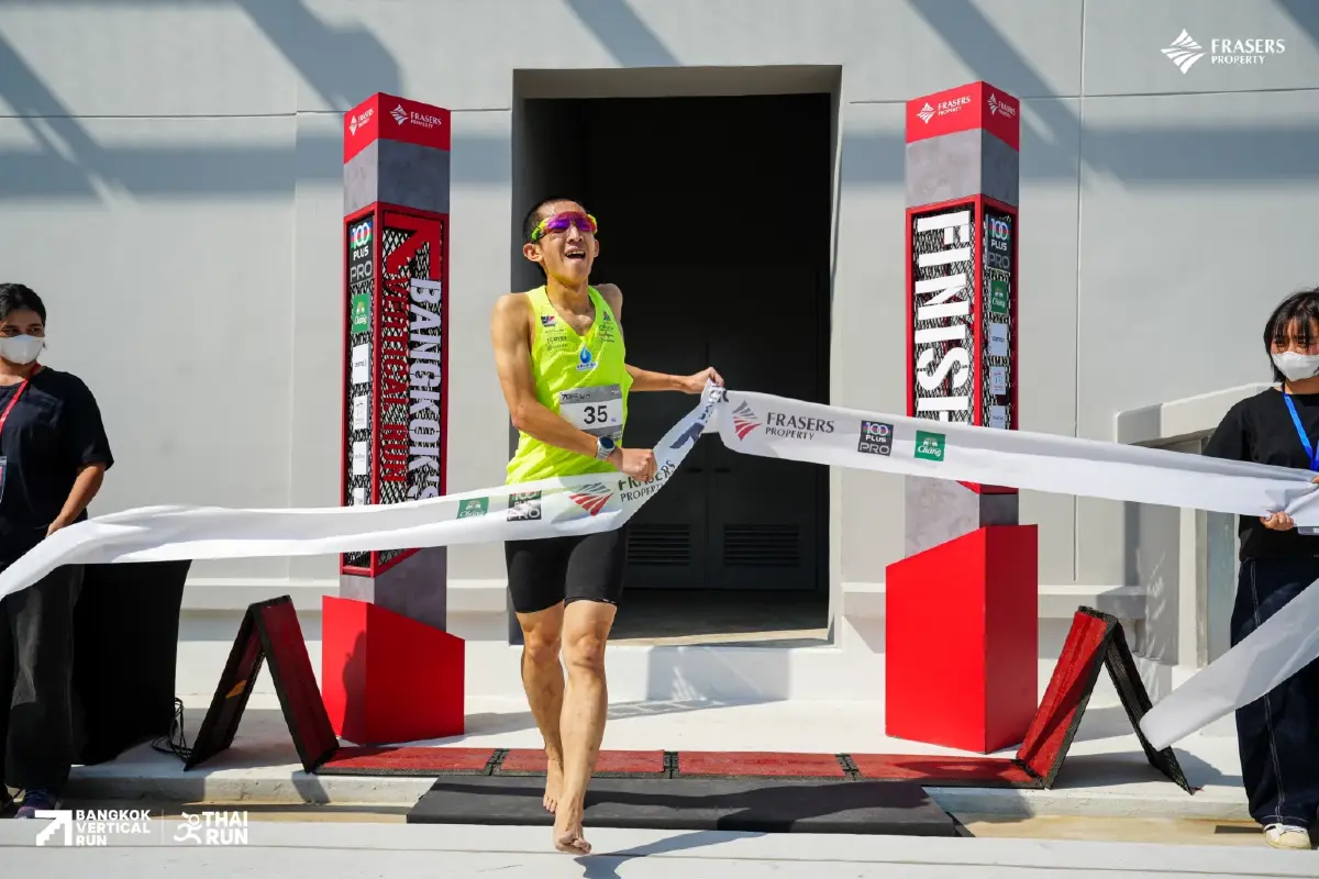 วัน แบงค็อก ปิดฉากวิ่งแนวตั้งพิชิตตึก 49 ชั้น รวมพลนักวิ่งท้าความสูงส่งท้ายปี