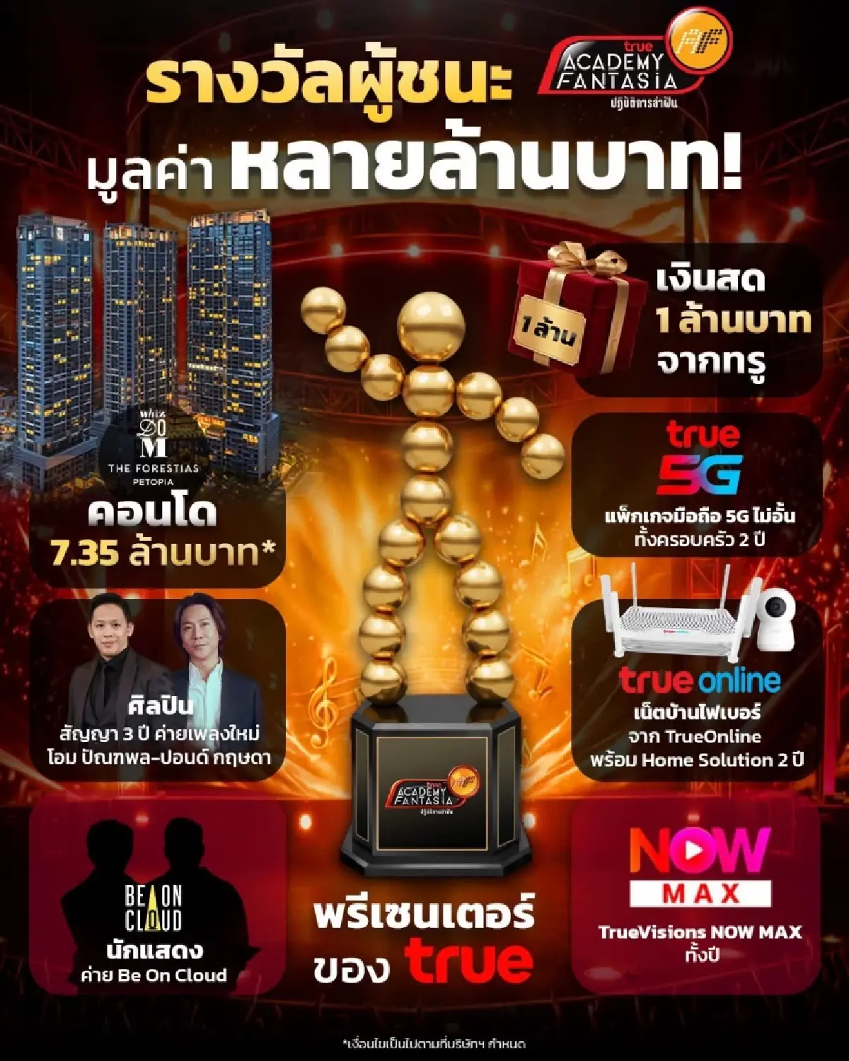 พลิกชีวิตสู่ซูเปอร์สตาร์! เจาะลึกรางวัล True AF 2026 ที่อัปเกรดชีวิตมากกว่าแค่คำว่า "แชมป์"