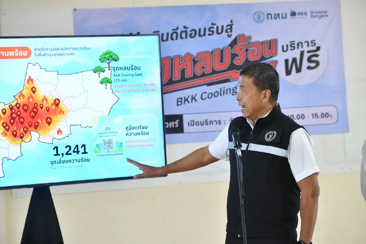 กทม. เปิด "ห้องหลบร้อน" 304 จุด ทั่วกรุงฯ รับมืออากาศร้อนปี 69